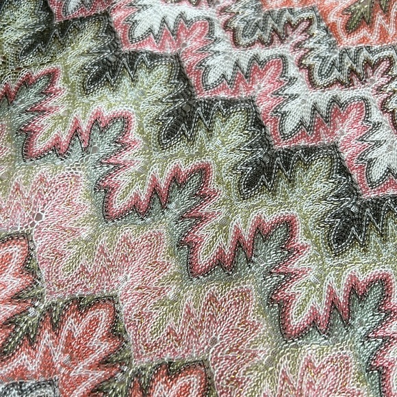 Alfred dunner peach and green top size medium - Picture 3 of 3